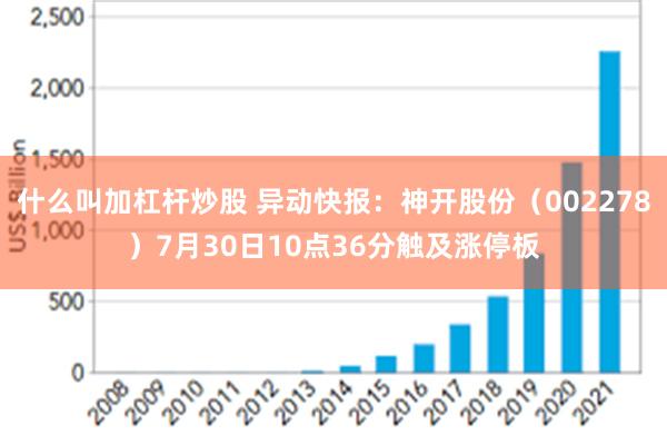 什么叫加杠杆炒股 异动快报：神开股份（002278）7月30日10点36分触及涨停板