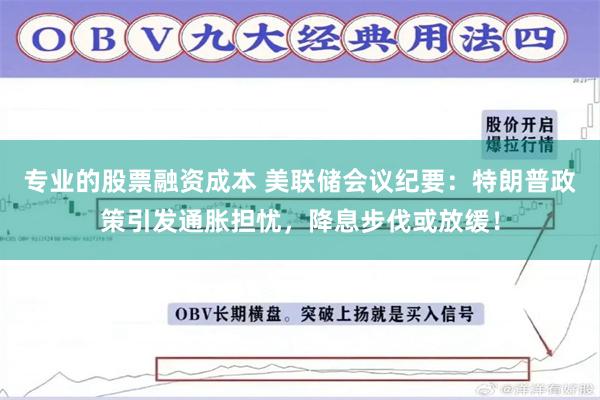 专业的股票融资成本 美联储会议纪要：特朗普政策引发通胀担忧，降息步伐或放缓！